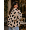 Alwero - Jacke BLOOM, Oversize, GEPARD, Merinowolle, ultra light