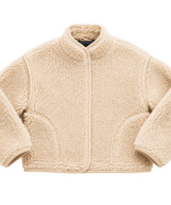 Alwero - Jacke BLOOM, Oversize, SAND BROWN, Merinowolle, ultra light