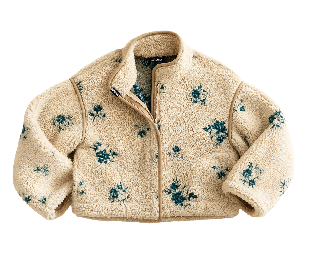 Alwero - Jacke BLOOM, Oversize, WILD ROSE, Merinowolle, ultra light – Bild 4