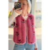 Alwero - Weste "ALF ZIP" Adult, CHERRY, Merinowolle