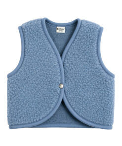 Alwero - Bodywarmer LULU, ultra light, Biowolle, Icy Blue