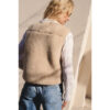Alwero - Weste "MERIN" Adult, SAND BROWN, Merinowolle Ultra Light