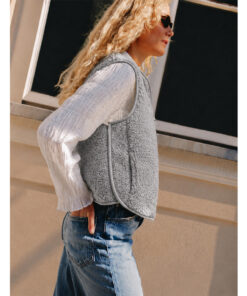 Alwero - Weste "MERIN" Adult, SILVER, Merinowolle Ultra Light