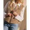 Alwero - Weste "MERIN" Adult, Tan, Merinowolle