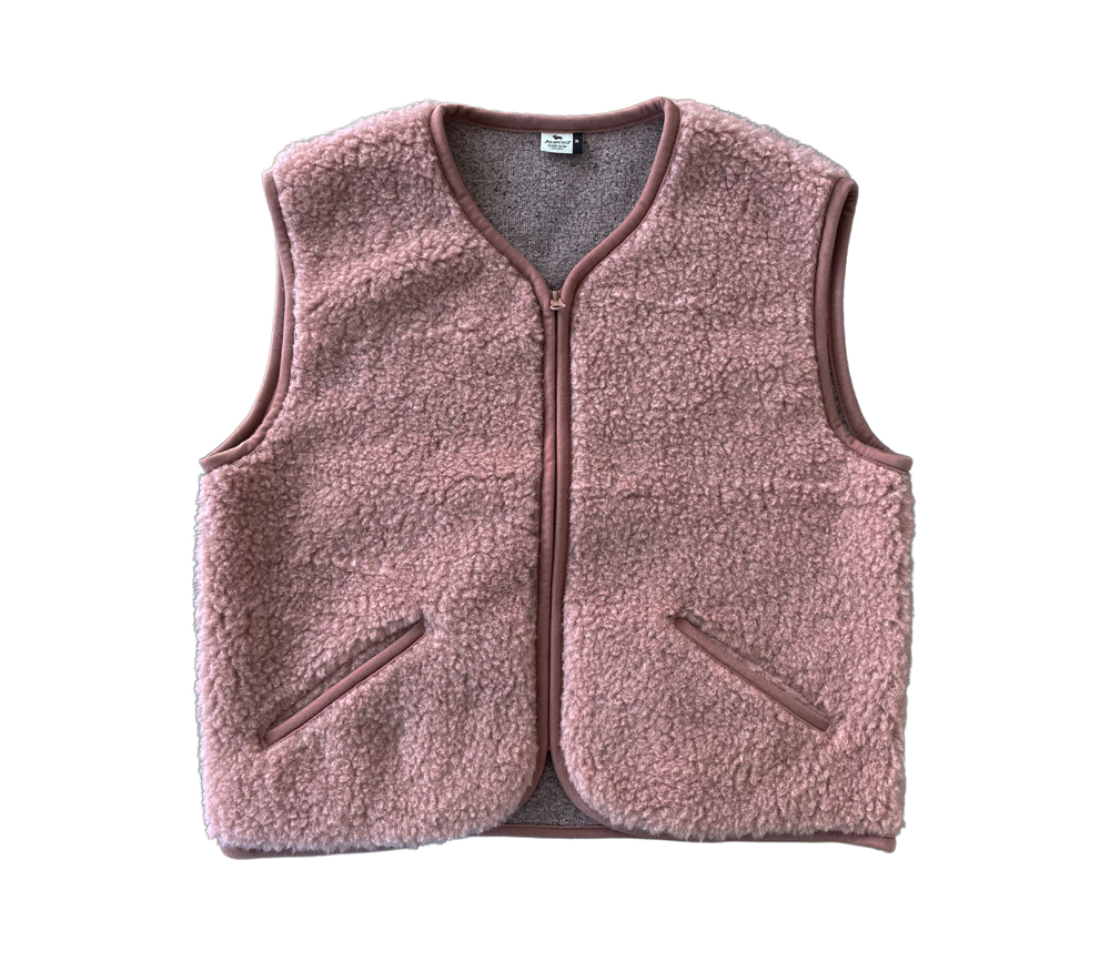 Alwero - Weste "POS" Adult, RUGBY TAN, Merinowolle, ultra light