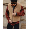 Alwero - Weste "POS" MEN, TAN, Merinowolle, ultra light