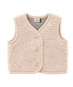 Alwero - Bodywarmer "TYB" BABY, SAND BROWN, Merinowolle, ultra light