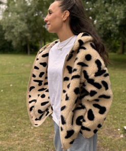 Alwero - Jacke mit Kapuze "KUFA" Adult, Biowolle, GEPARD, ultra light