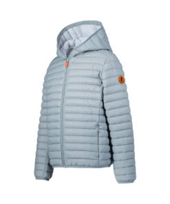 Save the Duck - Leichte Übergangsjacke mit Kapuze "HUEY", Vegan, rain grey, unisex