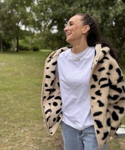 Alwero - Jacke mit Kapuze "KUFA" Adult, Biowolle, GEPARD, ultra light – Bild 5