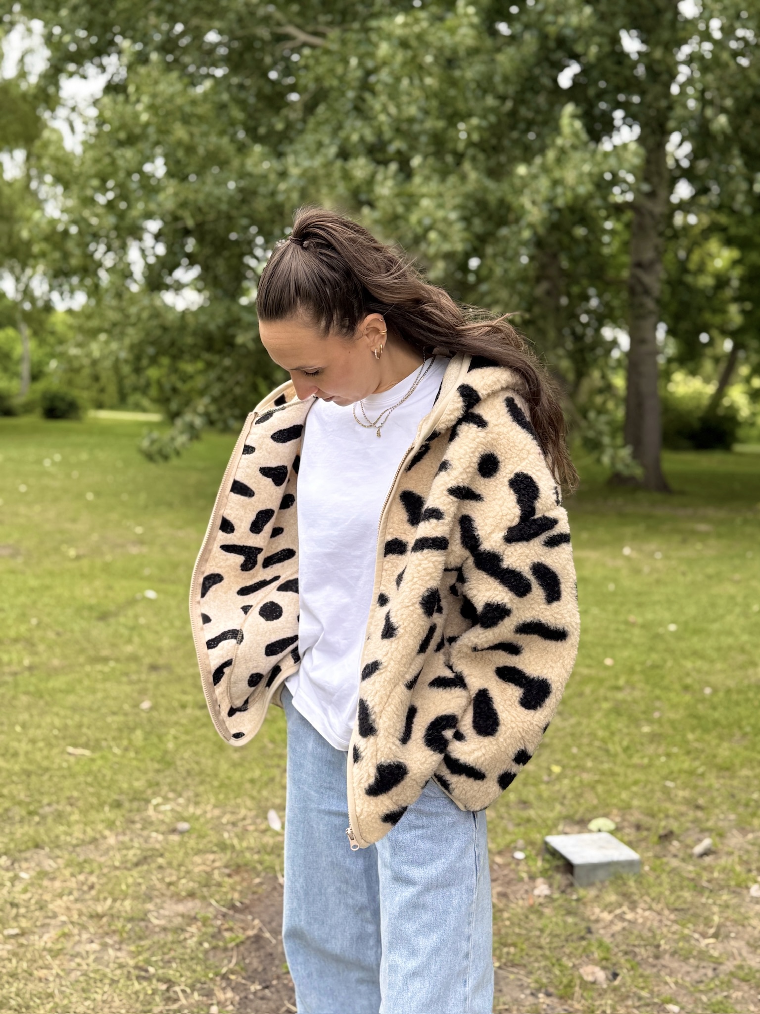 Alwero - Jacke mit Kapuze "KUFA" Adult, Biowolle, GEPARD, ultra light – Bild 6
