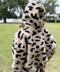Alwero - Jacke mit Kapuze "KUFA" Adult, Biowolle, GEPARD, ultra light – Bild 3