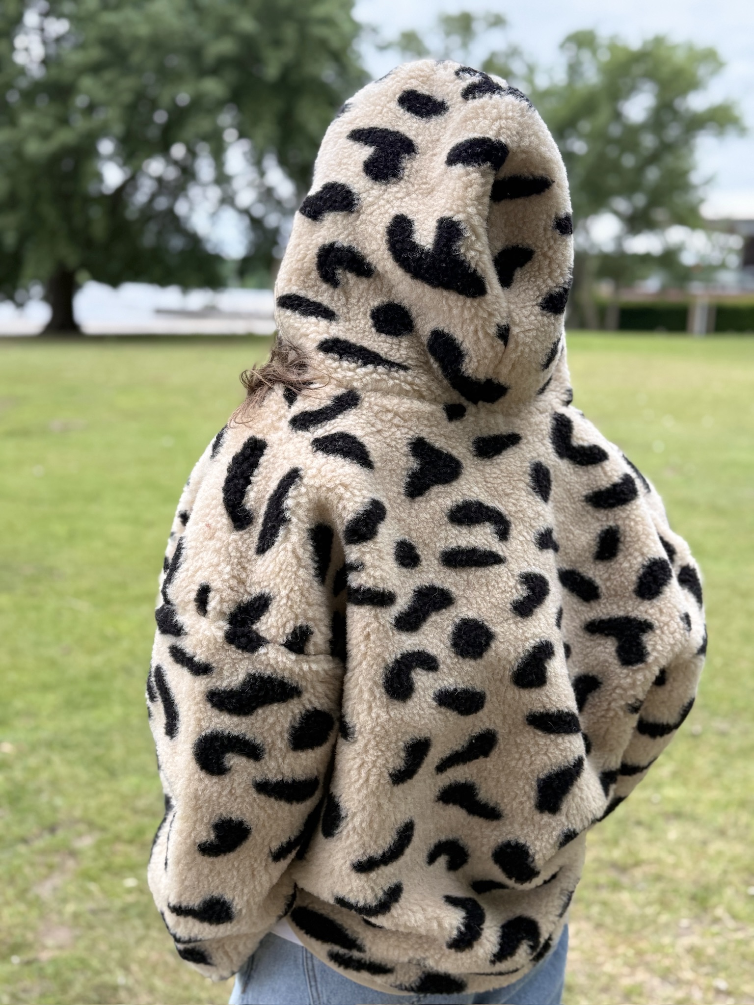 Alwero - Jacke mit Kapuze "KUFA" Adult, Biowolle, GEPARD, ultra light – Bild 3