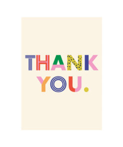 LUKKILY - Postkarte THANK YOU