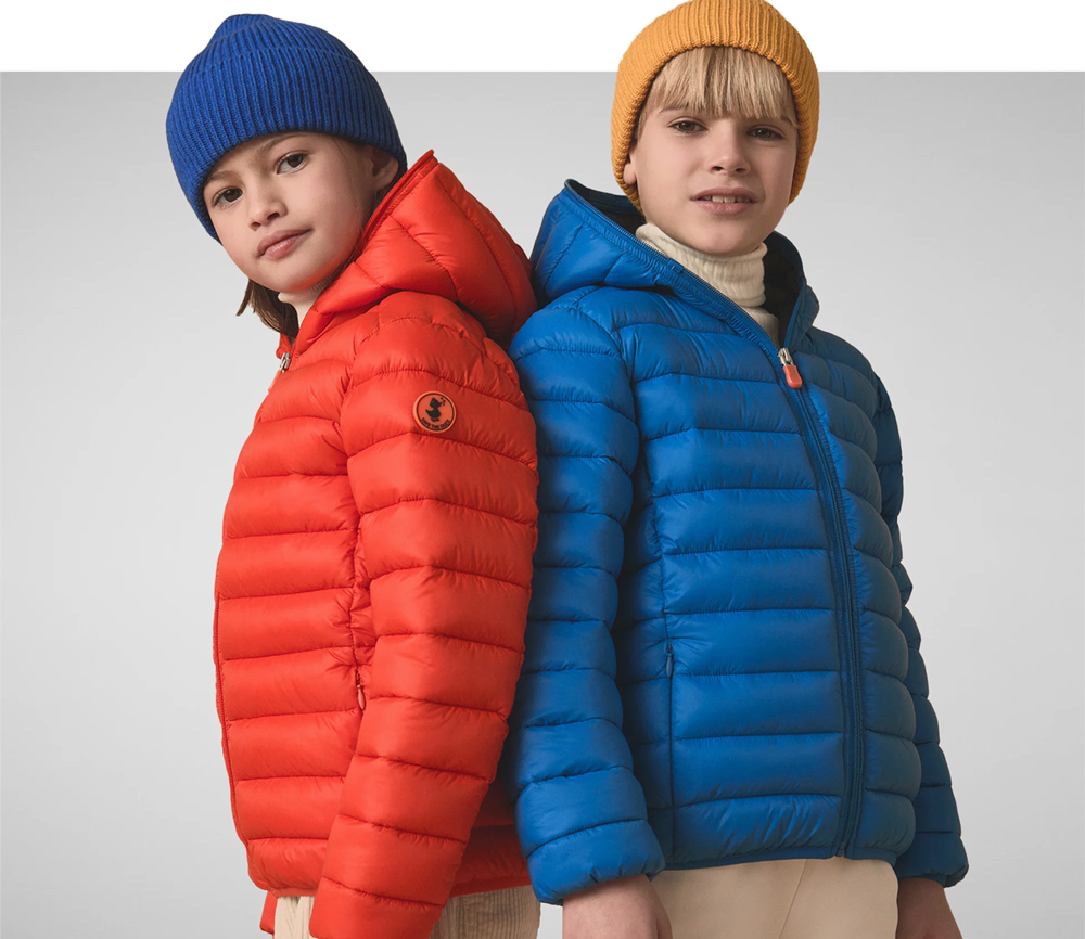 Save the Duck - Leichte Übergangsjacke mit Kapuze "ROSY", Vegan, dusty blue, unisex – Bild 7