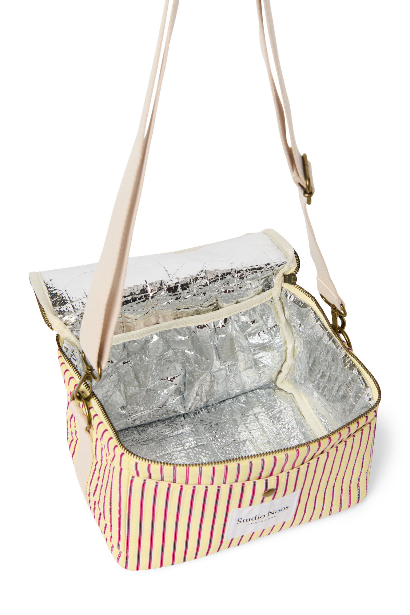 Studio Noos - Kühltasche 'Gelbe Poplin Striped', Butter Yellow – Bild 2