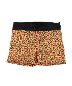 PiuPiuChick - Badehose "Animal Print", Mustard
