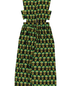 Sisters Department- Kleid lang Blumen, black, Viskose – Bild 7