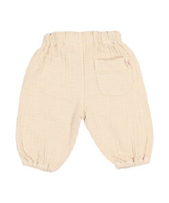 Buho Barcelona - Hose MUSLIN, Sand, Biobaumwolle – Bild 2