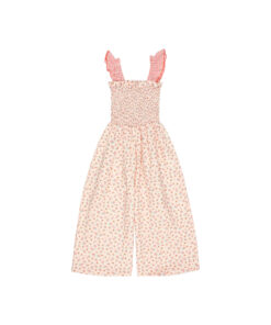 Buho Barcelona - Jumpsuit Picnic, Coral, Biobaumwolle – Bild 2