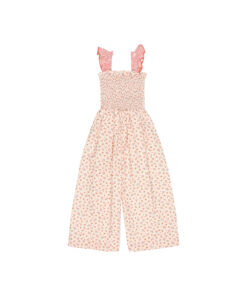 Buho Barcelona - Jumpsuit Picnic, Coral, Biobaumwolle