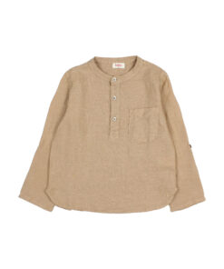 Buho Barcelona - Leinenhemd, beige, Biobaumwolle