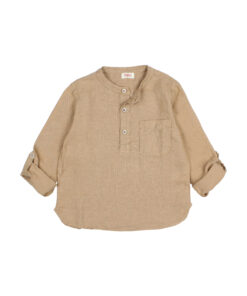 Buho Barcelona - Leinenhemd, beige, Biobaumwolle – Bild 3
