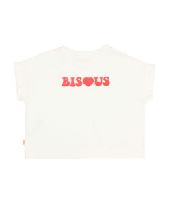 Buho Barcelona - T-Shirt Bisous, weiß, Biobaumwolle – Bild 2