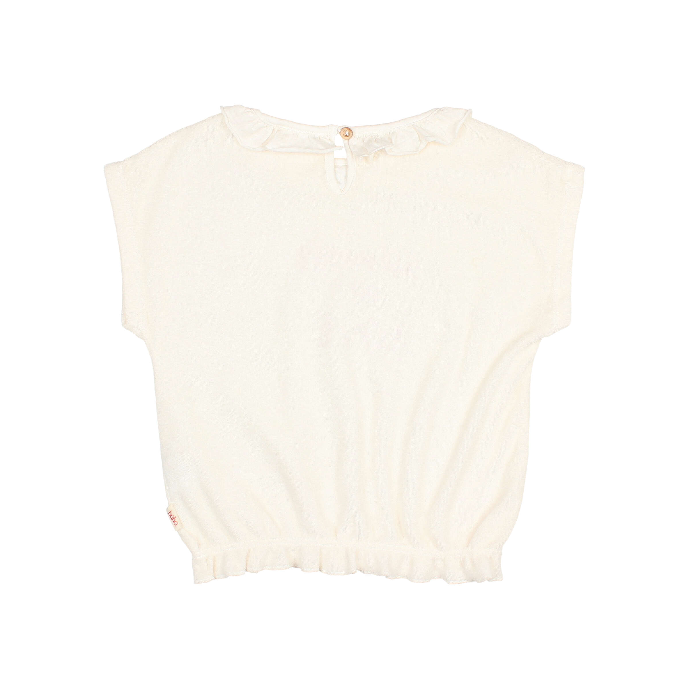 Buho Barcelona - T-Shirt Frottee Girly, ecru, Biobaumwolle – Bild 2