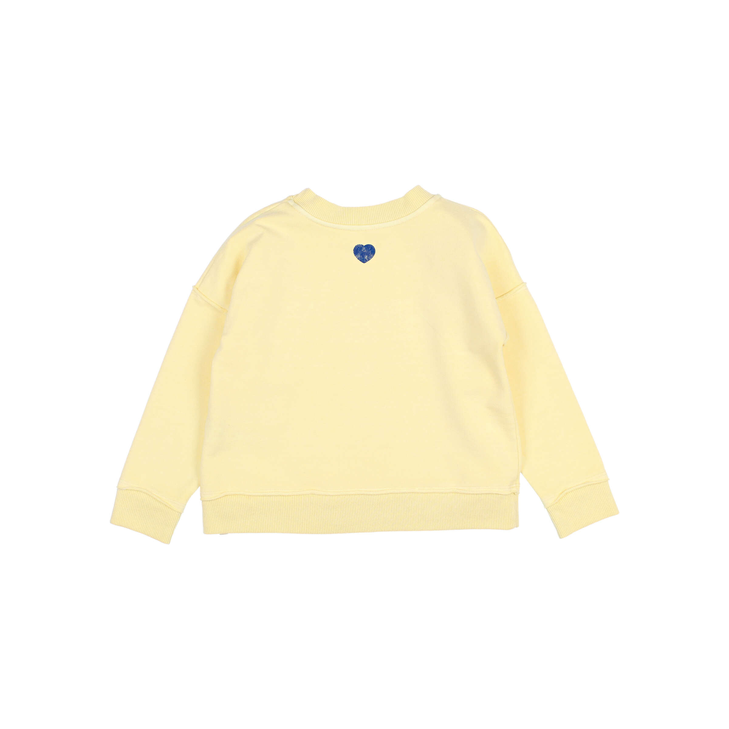 Buho Barcelona - Sweatshirt Bisous, yellow, Biobaumwolle – Bild 2
