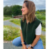 Alwero - Weste "CAMINO" Adult, DARK GREEN, Biowolle Ultra Light