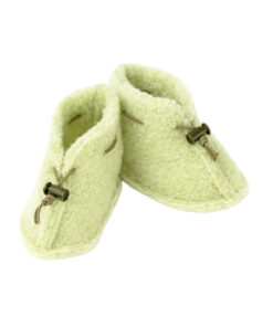 Alwero - Schühchen Baby, Emo Wool, Pistachio, Biowolle