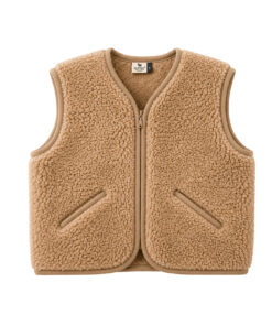 Alwero - Bodywarmer "POS" Junior, Tan, ultra light, Biowolle
