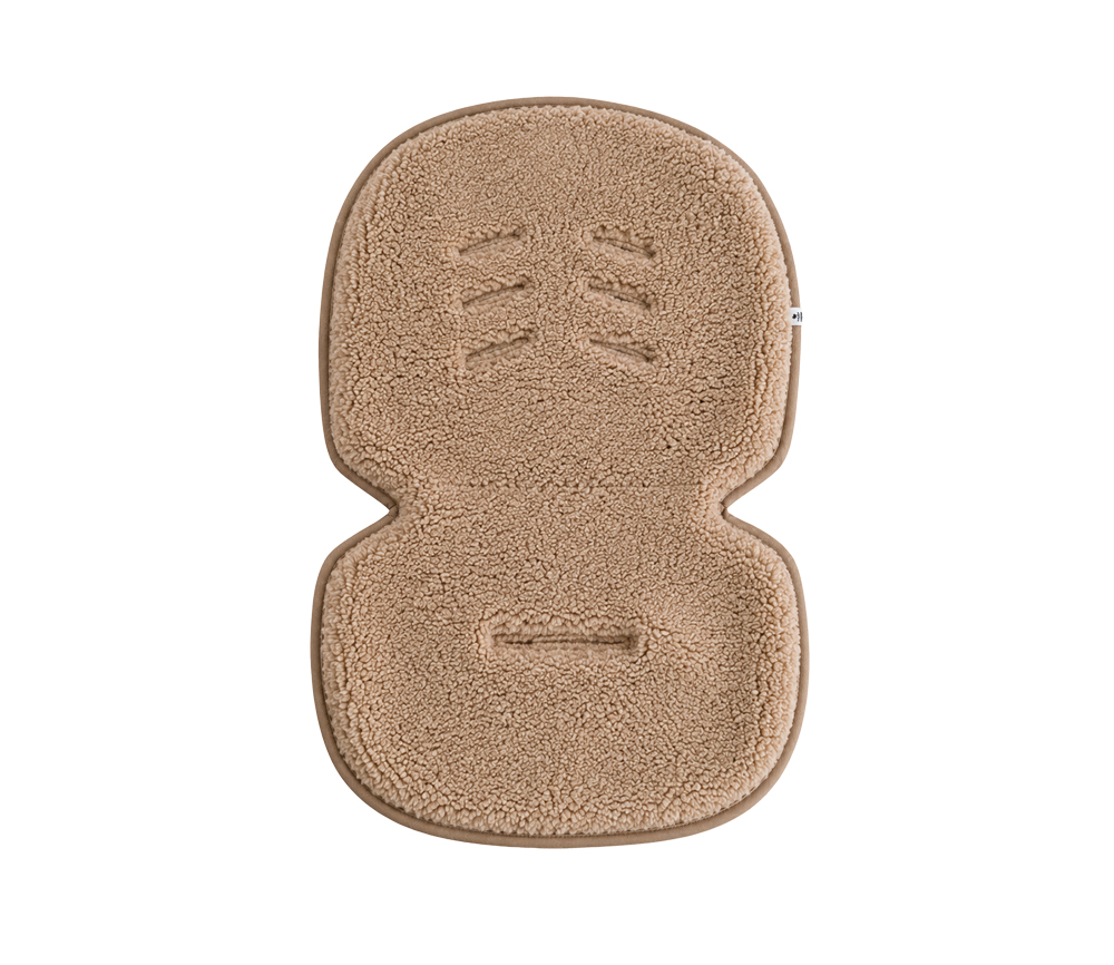 Alwero - Baby Kinderwagen Buggy Polster Biowolle, Tan, Ultra Light