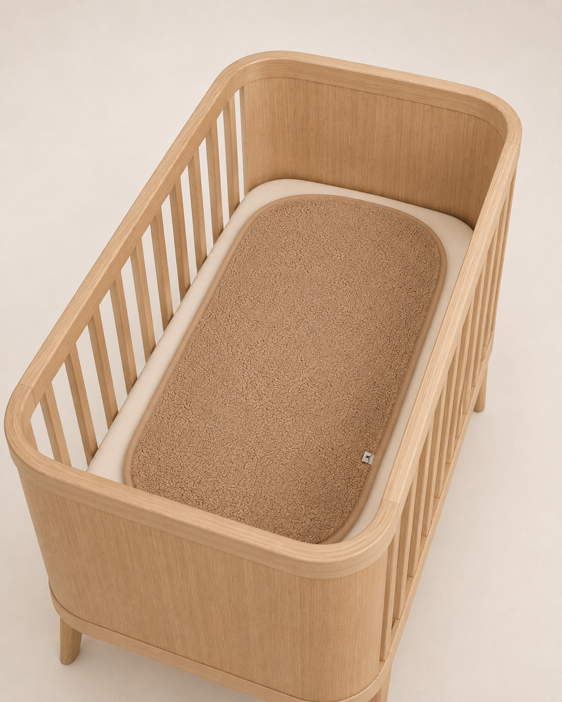 Alwero - Baby Unterlage CONI Biowolle, Tan, Ultra Light – Bild 3