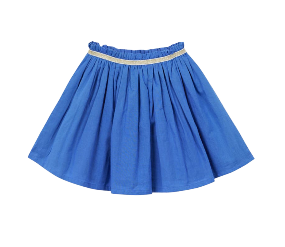 Arsene et les Pipelettes - Rock VOILE UNI, Cobalt, GOTS Baumwolle