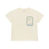 Arsene et les Pipelettes - T-Shirt SURF CAMP, ecru, Biobaumwolle