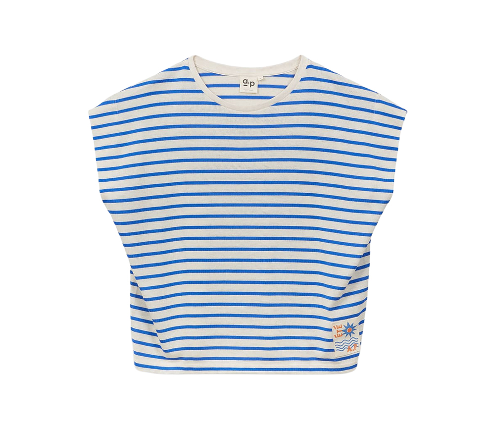 Arsene et les Pipelettes - T-Shirt Women RAYURES, gestreift, Biobaumwolle