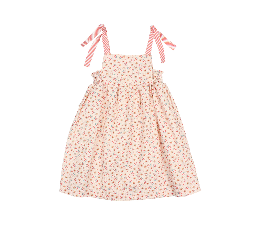 Buho Barcelona - Kleid Picnic, Coral, Biobaumwolle
