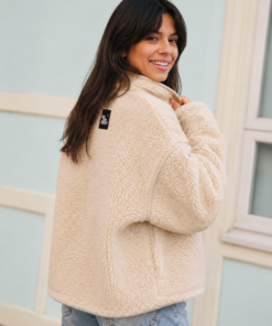 Alwero - Jacke BLOOM, Oversize, SAND BROWN, Merinowolle, ultra light – Bild 2