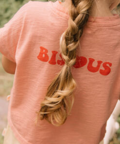 Buho Barcelona - T-Shirt Bisous, pink, Biobaumwolle – Bild 3