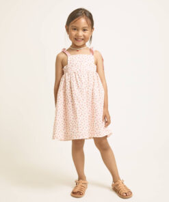 Buho Barcelona - Kleid Picnic, Coral, Biobaumwolle – Bild 3