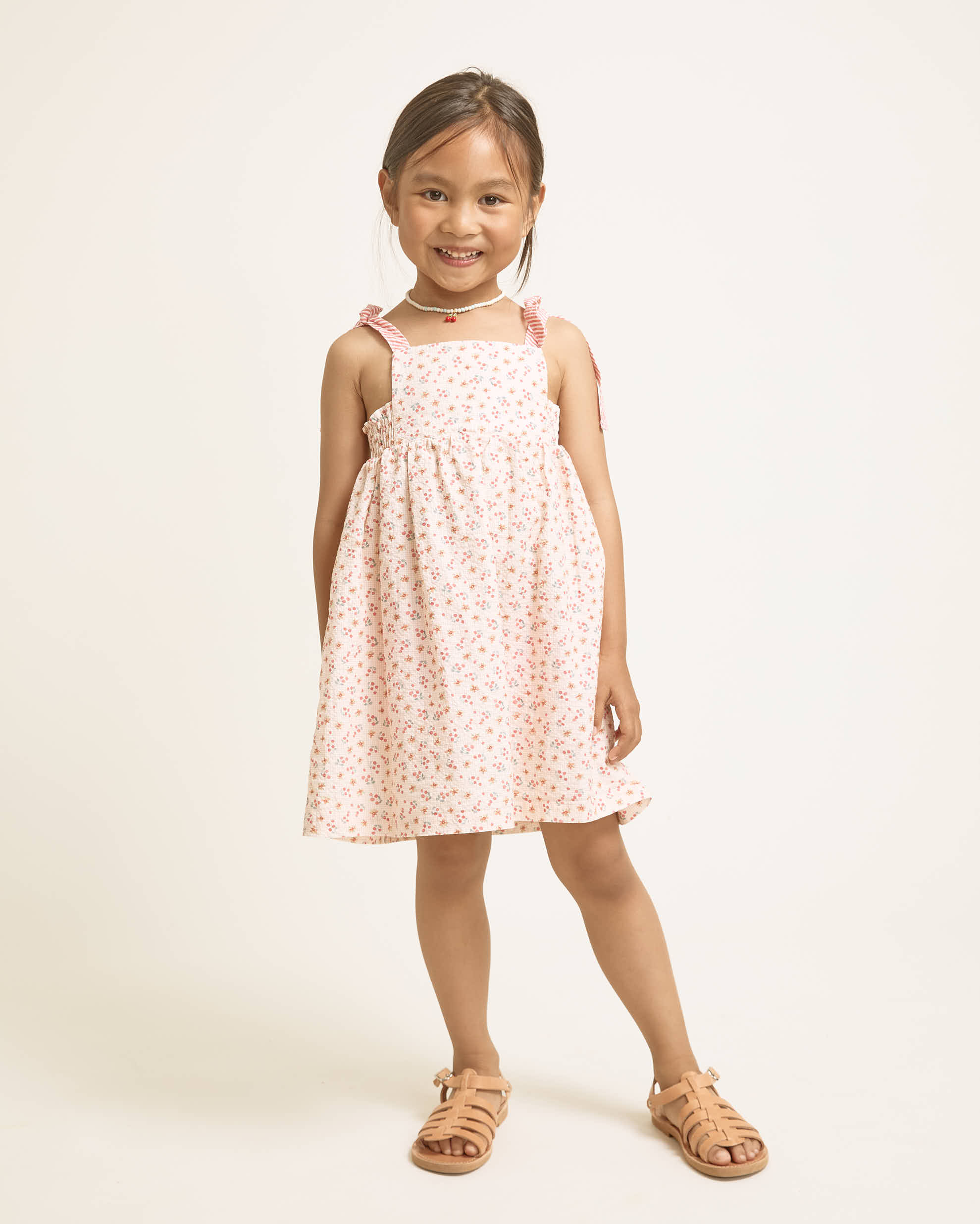 Buho Barcelona - Kleid Picnic, Coral, Biobaumwolle – Bild 3