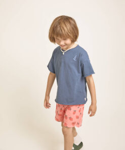 Buho - T-SHIR "WAIKIKI", navy, Biobaumwolle – Bild 3
