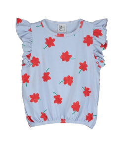 Lötiekids - T-Shirt 'POPPIE', lavender, Bio-Baumwolle