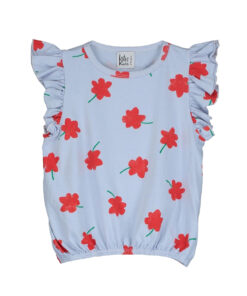 Lötiekids - T-Shirt 'POPPIE', lavender, Bio-Baumwolle