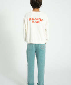 PiuPiuChick - Sweatshirt Frottee "ICE CREAM", ecru, Biobaumwolle – Bild 4