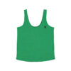 Sisters Department - Top V-Neck, green, Leinen