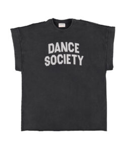 Sisters Department - T-shirt Kleid Dance Society, black, Biobaumwolle