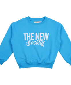 The New Society - Clover Sweatshirt Pool Blue